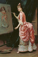 Malli, joka tekee kepposia - Raimundo de Madrazo y Garreta — näkymä teoksesta