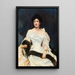 Naisen muotokuva - Raimundo de Madrazo y Garreta — kehystetty taideteos seinällä