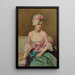 Aline Masonin muotokuva - Raimundo de Madrazo y Garreta — kehystetty taideteos seinällä