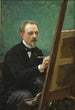 Federico de Madrazo maalaamassa - Raimundo de Madrazo y Garreta — näkymä teoksesta