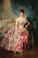 Naisen muotokuva - Raimundo de Madrazo y Garreta — näkymä teoksesta
