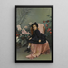 Mercedes de Heerenin muotokuva - Raimundo de Madrazo y Garreta — kehystetty taideteos seinällä