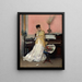 Rêverie La Lettre - Raimundo de Madrazo y Garreta — kehystetty taideteos seinällä