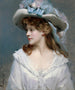 Femme en blanc - Raimundo de Madrazo y Garreta — näkymä teoksesta