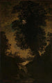 Kuun valossa virtaava vesiputous - Ralph Albert Blakelock — näkymä teoksesta