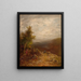 Au-dessus des nuages - Ralph Albert Blakelock — kehystetty taideteos seinällä