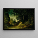 Peilin edessä luonnossa - Ralph Albert Blakelock — kehystetty taideteos seinällä