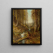 Intérieur de la forêt - Ralph Albert Blakelock — kehystetty taideteos seinällä