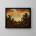 Aamun valosta - Ralph Albert Blakelock — kehystetty taideteos seinällä