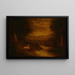 Hors des ombres grandissantes - Ralph Albert Blakelock — kehystetty taideteos seinällä
