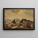 Cabanes, Seventh Avenue ja Fifty-Fifth Street - Ralph Albert Blakelock — kehystetty taideteos seinällä
