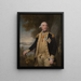 Major-général Friedrich Wilhelm Augustus Baron von Steuben 1730-1794 - Ralph Earl — kehystetty taideteos seinällä