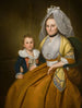 Molly Marsh Seymour Mme Moses Seymour et son fils Epaphroditus - Ralph Earl — näkymä teoksesta