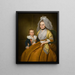 Molly Marsh Seymour Mme Moses Seymour et son fils Epaphroditus - Ralph Earl — kehystetty taideteos seinällä
