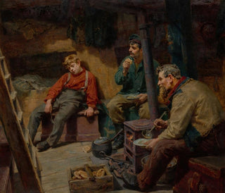 Son ensimmäinen matka - Ralph Hedley — näkymä teoksesta