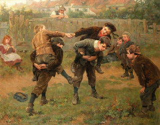 Le Tournoi - Ralph Hedley — näkymä teoksesta