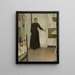 Intérieur - Ramon Casas — kehystetty taideteos seinällä