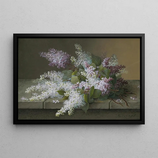 Raoul M De Longpr - Branch of lilacs.webp