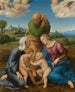 Sainte Famille de Canigiani - Raphaël — näkymä teoksesta