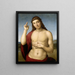 Bénédiction du Christ Que la paix soit avec vous - Raphaël — kehystetty taideteos seinällä