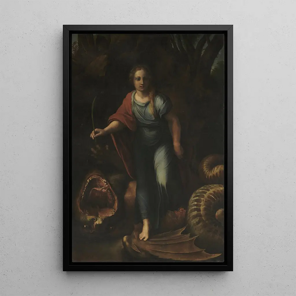 Pyhä Marguerite - Raphaël — kehystetty taideteos seinällä