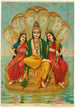Shesha Narayana - Raja Ravi Varma — näkymä teoksesta