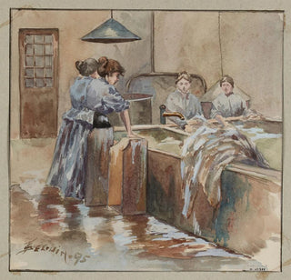 Refuge Pauline Roland, rue Fessart, le lavoir - F. Sguin