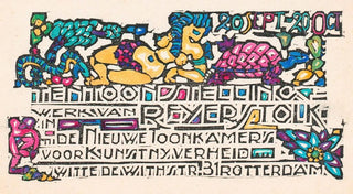 Reijer Stolk - Aankondiging van een tentoonstelling van Reijer Stolk in Rotterdam.webp