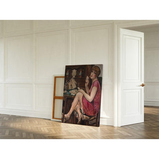 Reine de coeur - Portrait de Lili - Gerda Wegener | Reproduction Tableau Décoration murale affiche copie