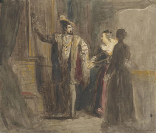 Scène de la vie du roi François Ier de France - Reinier Craeyvanger — näkymä teoksesta