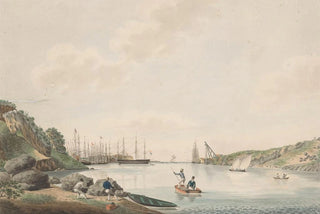 Reinier Frederik baron van Raders - Gezicht op de haven van Curaao.webp