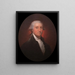 George Washington 1732–1799 - Rembrandt Peale — kehystetty taideteos seinällä