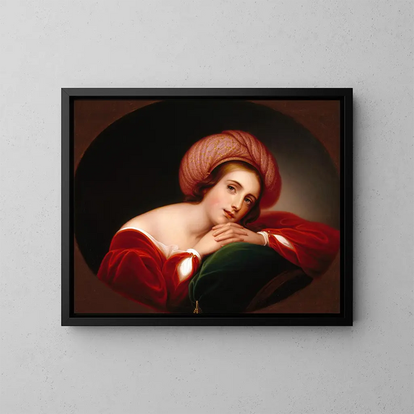 Portrait idéalisé - Rembrandt Peale — kehystetty taideteos seinällä