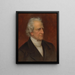 Portrait de Charles Hodge - Rembrandt Peale — kehystetty taideteos seinällä
