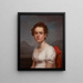 G Portrait of Helen Miller Mme Charles G. Mclean - Rembrandt Peale — kehystetty taideteos seinällä