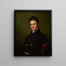 Portrait du commandant Lewis Warrington - Rembrandt Peale — kehystetty taideteos seinällä