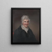Portrait de Mary Lord - Rembrandt Peale — kehystetty taideteos seinällä