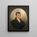 The Marquis de Lafayette - Rembrandt Peale — kehystetty taideteos seinällä