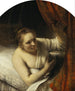 Une femme au lit - Rembrandt van Rijn — näkymä teoksesta