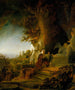 Le Christ et sainte Marie-Madeleine au tombeau - Rembrandt van Rijn — näkymä teoksesta