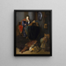Minerve - Rembrandt van Rijn — kehystetty taideteos seinällä