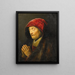 Vieille femme en prière - Rembrandt van Rijn — kehystetty taideteos seinällä