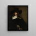 Portrait d'un homme - Rembrandt van Rijn — kehystetty taideteos seinällä