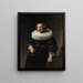 Portrait d'une femme - Rembrandt van Rijn — kehystetty taideteos seinällä