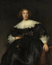 Portrait d'une jeune femme à l'éventail - Rembrandt van Rijn — näkymä teoksesta