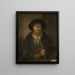 Portrait d'un vieil homme - Rembrandt van Rijn — kehystetty taideteos seinällä