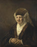Portrait d'une vieille femme - Rembrandt van Rijn — näkymä teoksesta