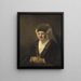 Portrait d'une vieille femme - Rembrandt van Rijn — kehystetty taideteos seinällä