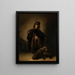 Portrait de l'artiste en costume oriental - Rembrandt van Rijn — kehystetty taideteos seinällä