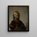 Rembrandt riant - Rembrandt van Rijn — kehystetty taideteos seinällä